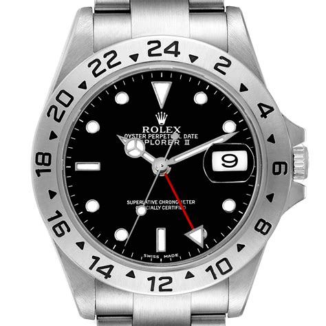 rolex explorer 2 black dial 16570|rolex explorer ii 16570 price.